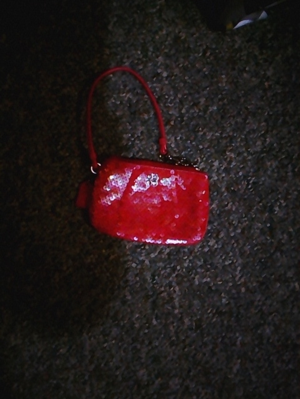 Coach Hot Pink Sequin Iridescent Wristlet ***RARE***